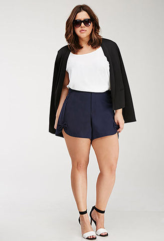 Bow-Front Shorts