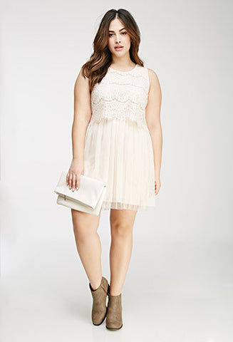 Eyelace Lace Tulle Dress