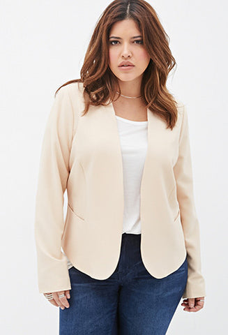 Open-Front Blazer