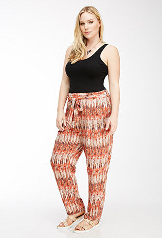 Abstract Printed Trousers