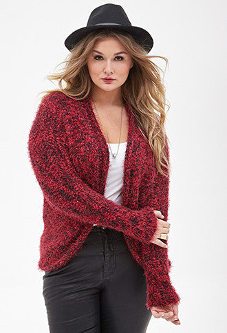 Fuzzy Knit Cardigan