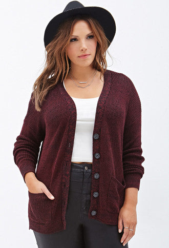 Heathered Knit Cardigan