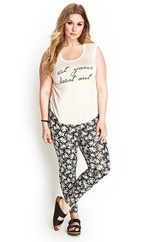 Wildflower Print Leggings